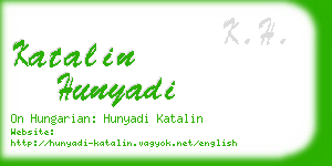 katalin hunyadi business card